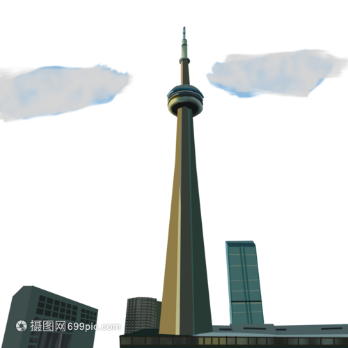 加拿大國家電視塔 金屬柱構(gòu)筑的建筑奇跡